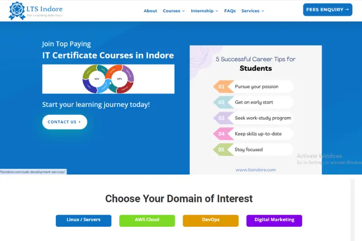 Education Institute Website