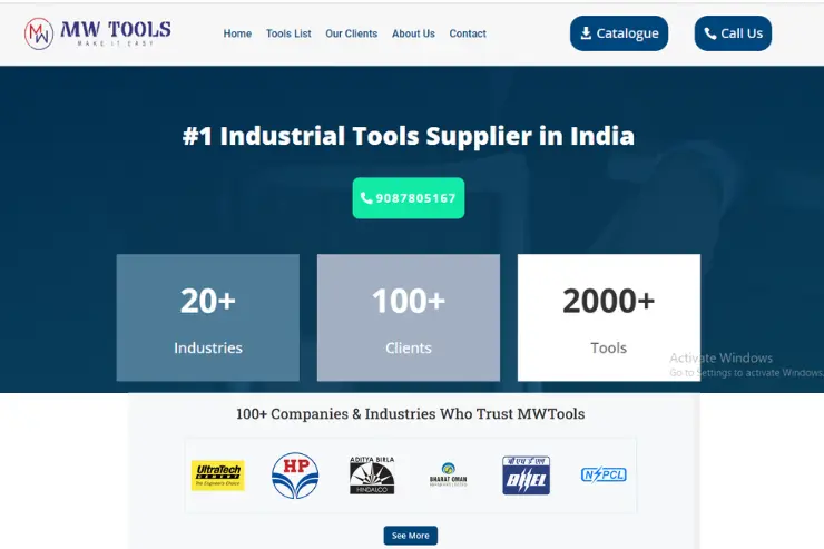 Industrial Tools Website