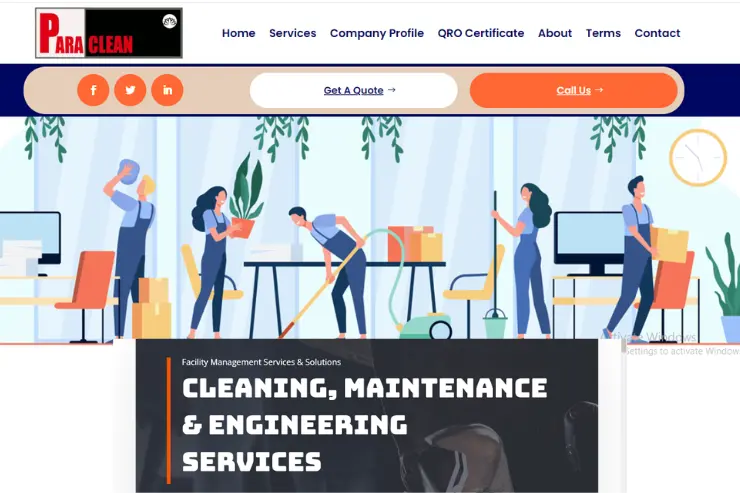 Facility Management Website