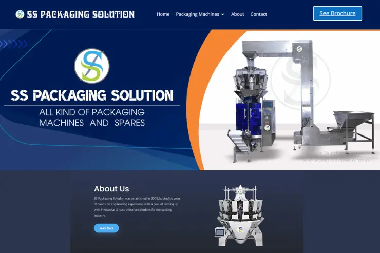 Packaging Company Website